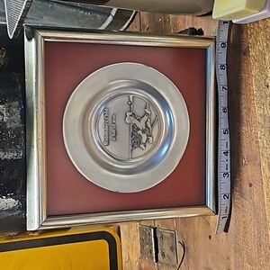 Pewter plate Wednesdays child